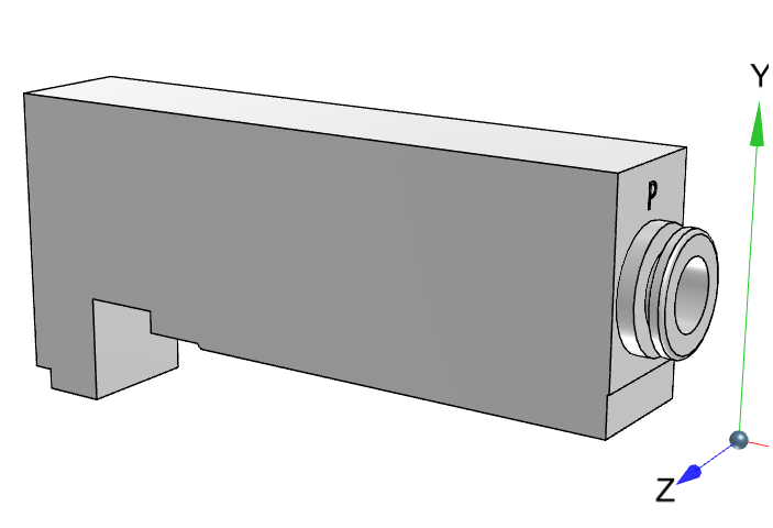 SMC VVQ2000-10A-1, Blindplatte, Flanschversion