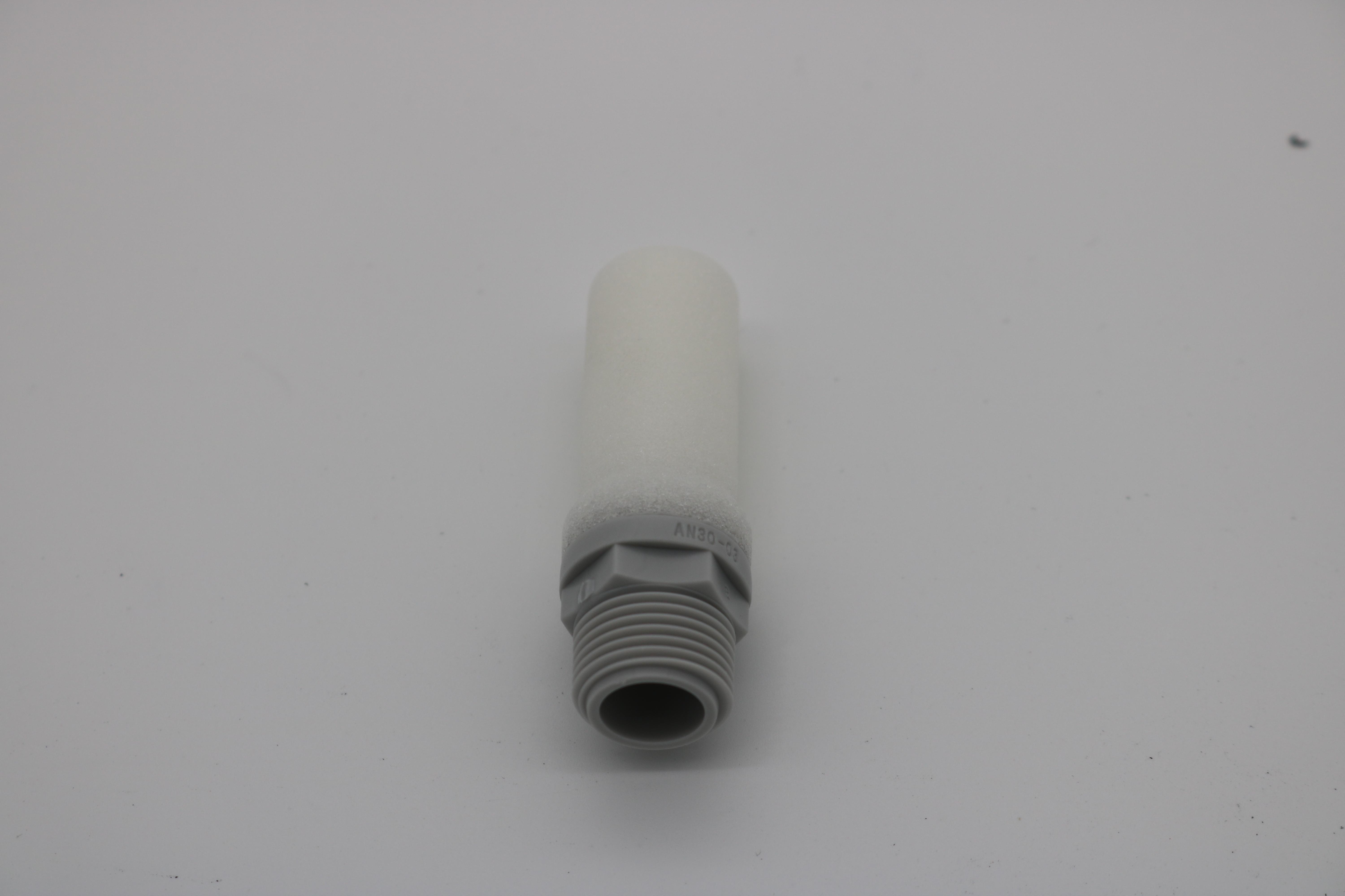 SMC 10x AN30-03, Schalldämpfer, Kompakte Kunststoffausführung, mit Außengewinde