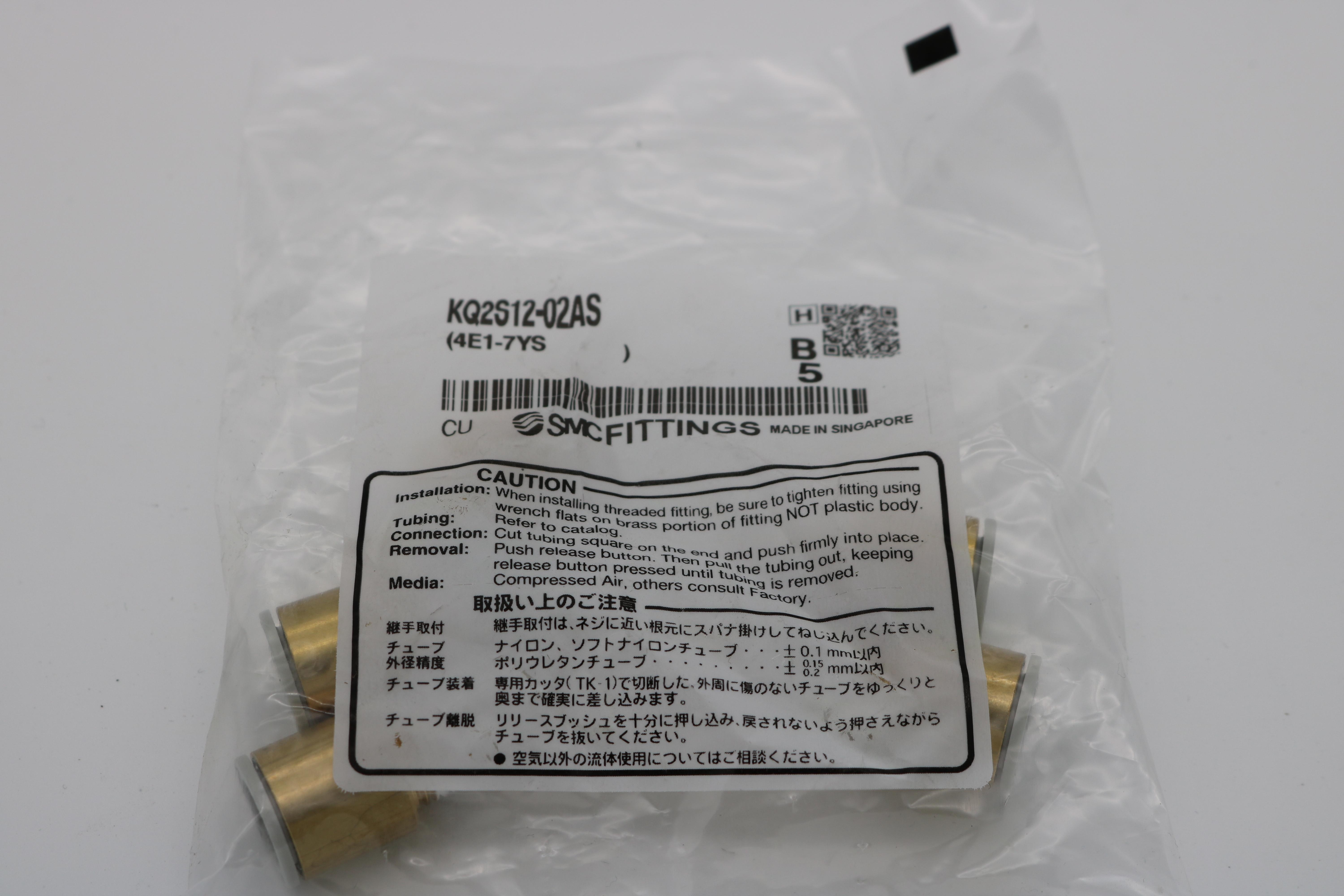 SMC 10x Mit Außengewinde und Innensechskant - KQ2S12-02AS