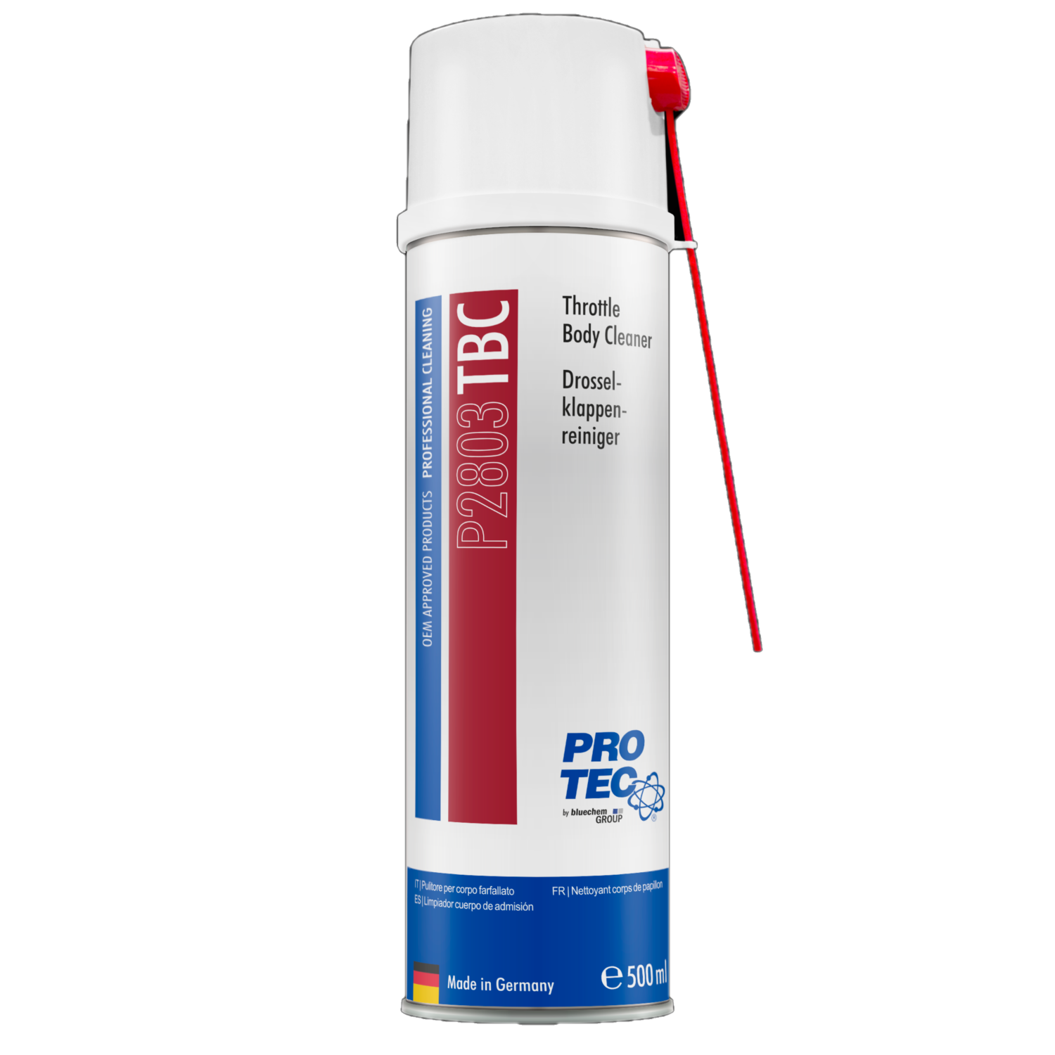 PROTEC 4x 500 ml Drosselklappenreiniger P2803 Reinigung u. Leistungssteigerung