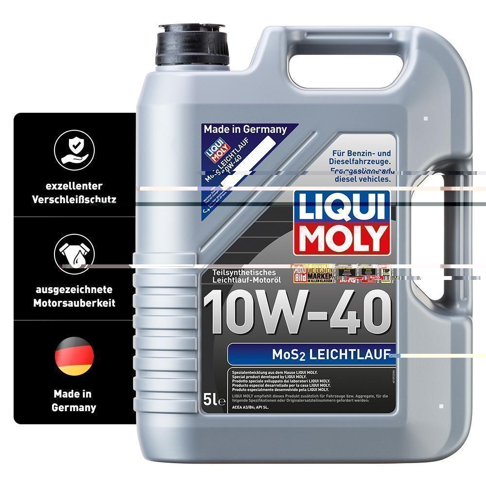 Motoröl LIQUI MOLY 1092 MoS2 Leichtlauf 10W-40 für