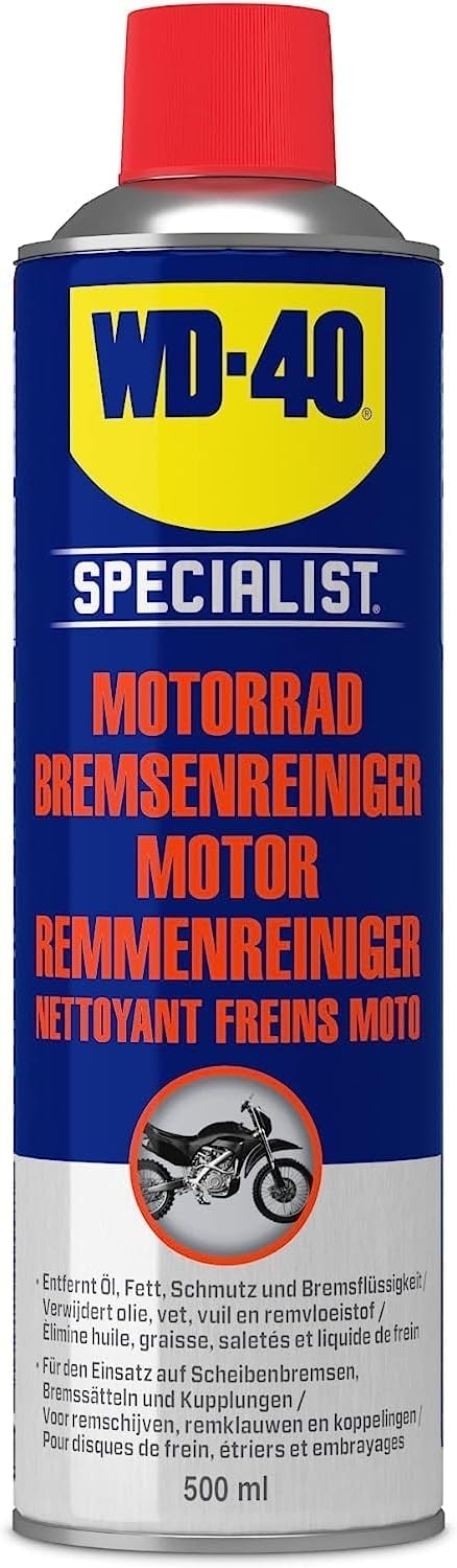 WD-40 Specialist Motorrad Bremsenreiniger Pflegemittel Reiniger 12x500 ml Spray