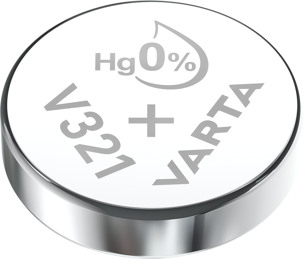 VARTA SILVER Coin V321/SR65 Knopfzelle Napfblister 1 Batterie
