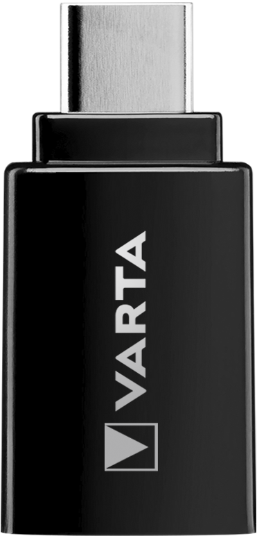 VARTA Charge & Sync Adapter Ladestecker USB A to USB Type C
