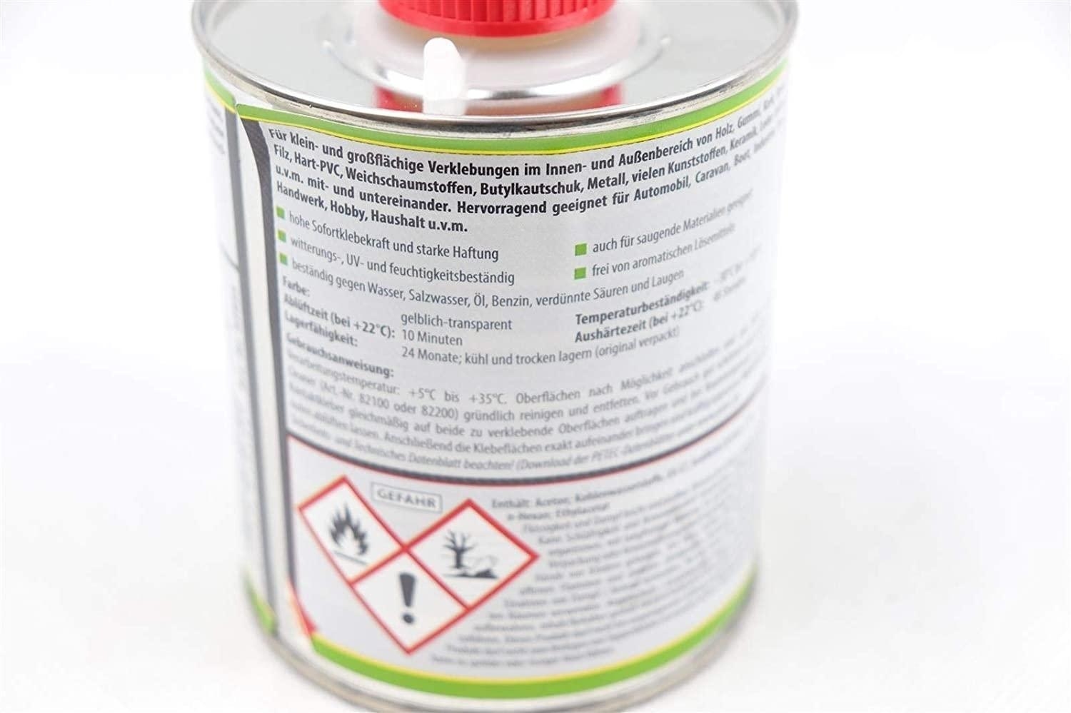 Gummiklebstoff PETEC 93935 Kontaktkleber Universal Pinseldose für