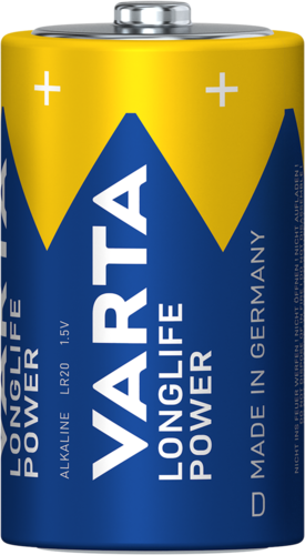 VARTA Longlife Power D Batterie langlebig und kraftvoll 2 Blister Batterien