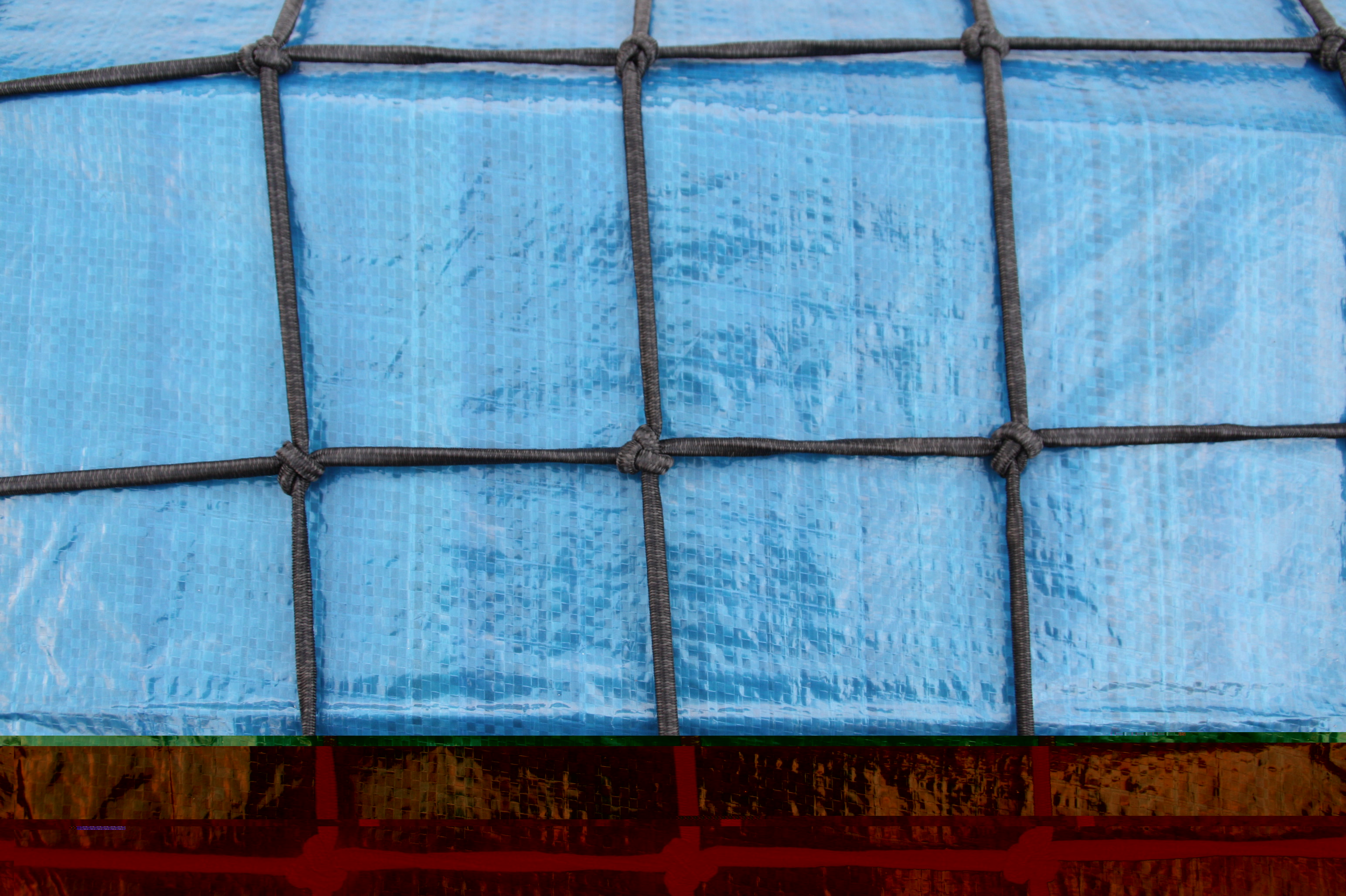 HP Autozubehör Anhängernetz Stretch schwarz Textilgummiexpander 4x3m 1x25165HP