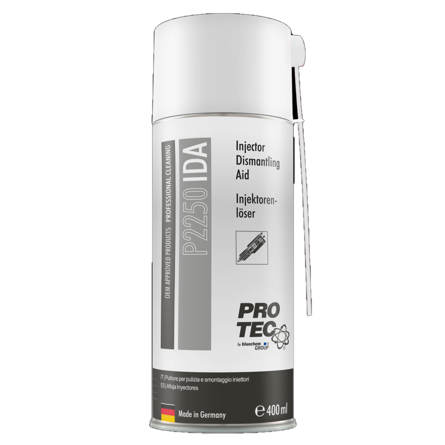 PROTEC 8x 400ml Injektorenlöser Spray P2250 Reiniger Dose