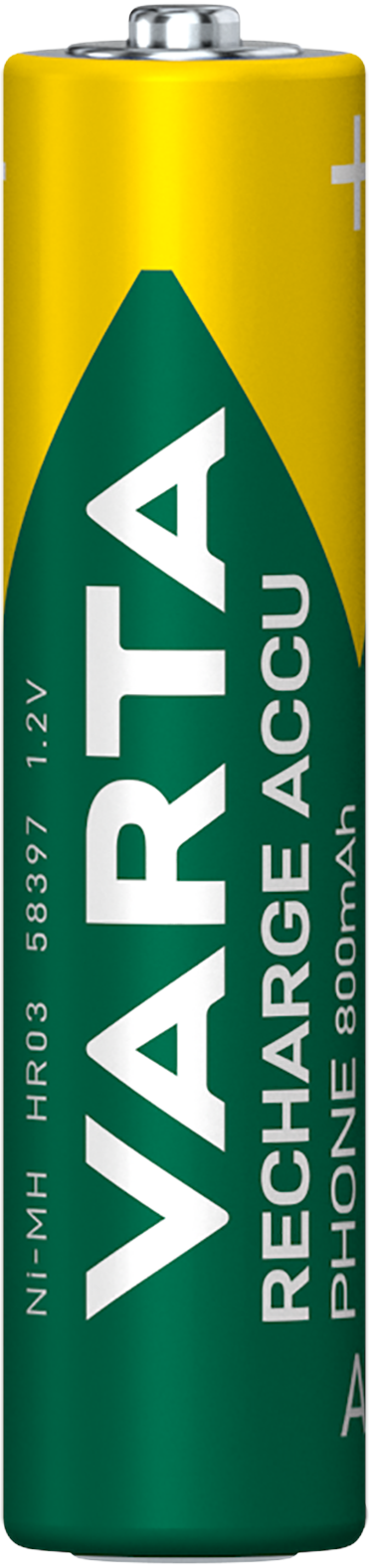 VARTA RECH.ACCU Phone AAA 800mAh Blister 2 wiederaufladbare Batterien