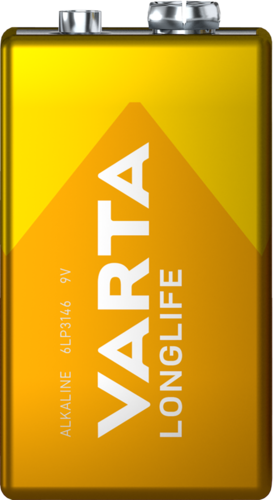 VARTA Longlife Batterie 9V langlebig und zuverlässig Blister 1 Batterien