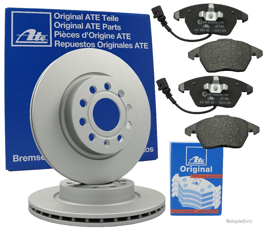 Bremsscheibe ATE 24.0122-0150.1 für SEAT SKODA VAG, Vorderachse