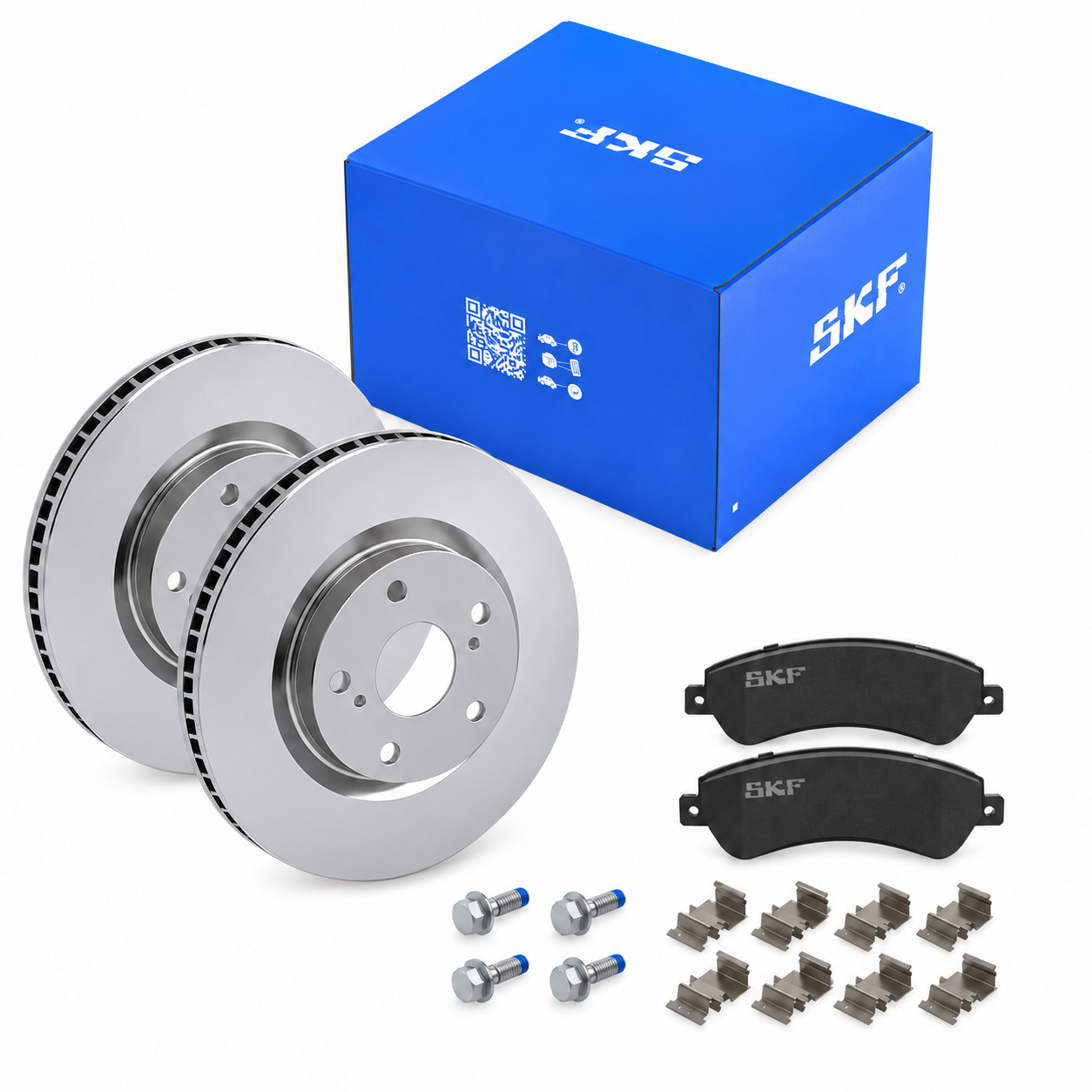 SKF Bremsenset vorne Bremsscheiben Bremsbel&auml;ge f&uuml;r BMW X1 E84