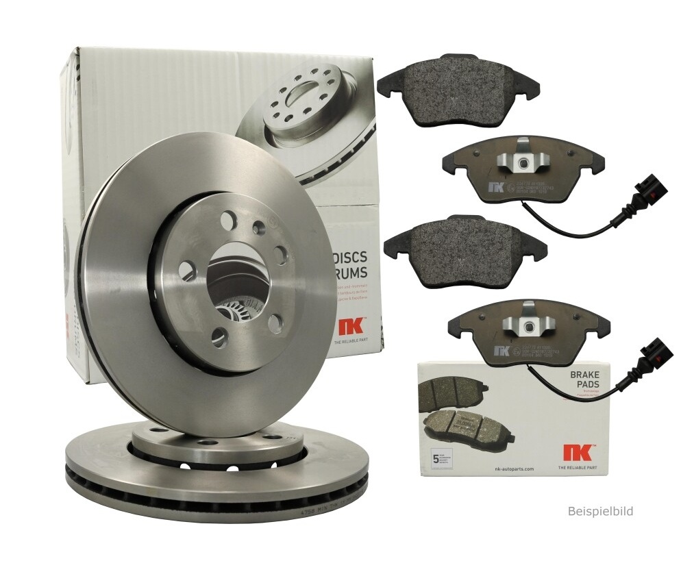 Bremsscheibe NK 204758 f&uuml;r AUDI SEAT SKODA VW, Vorderachse